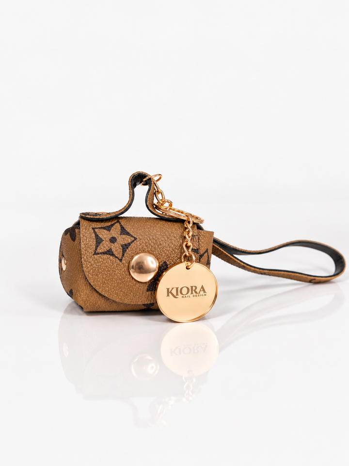 KIORA Signature Gold Keycharm & Bag
