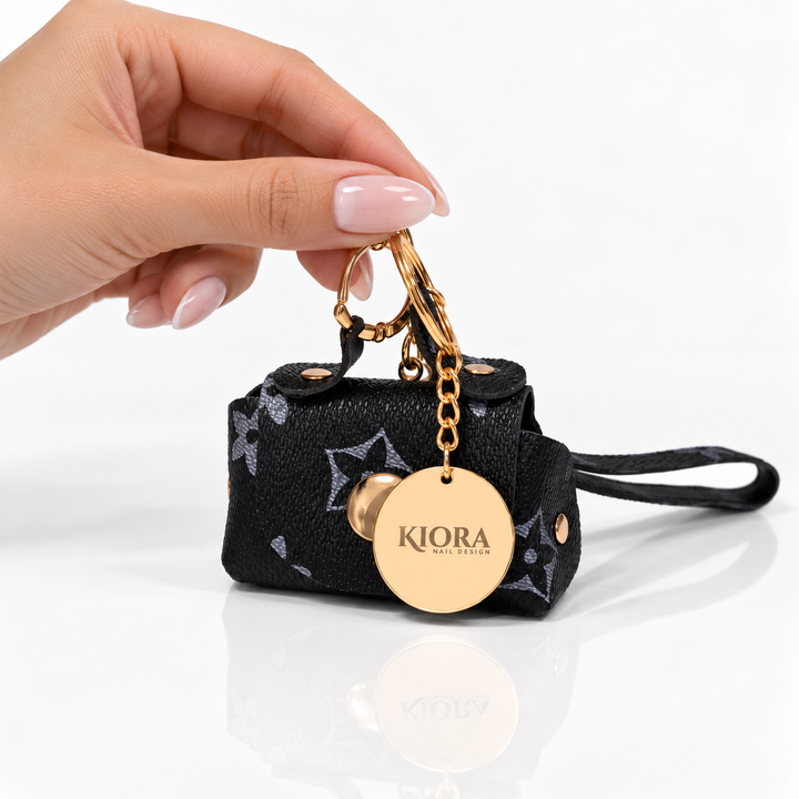 KIORA Signature Gold Keycharm & Bag