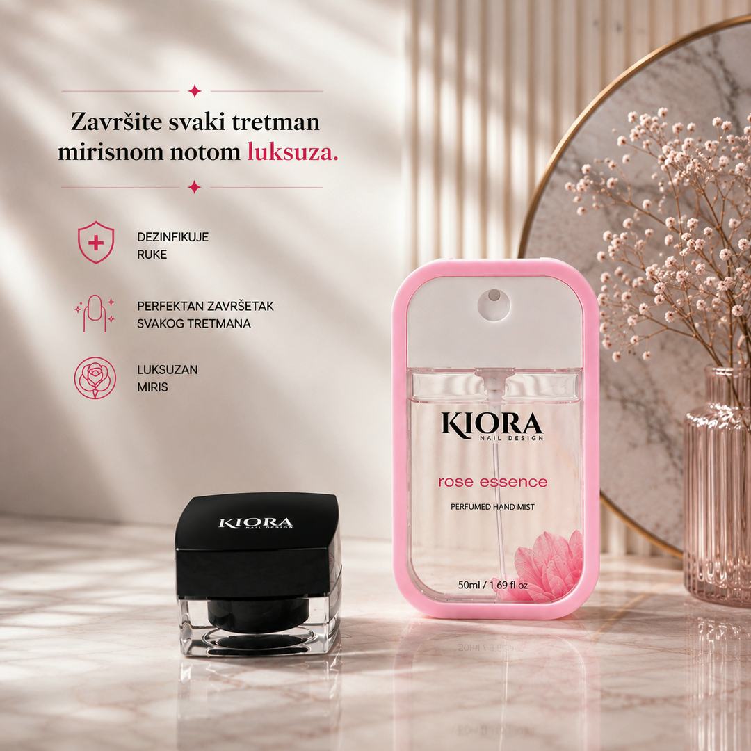 KIORA Perfumed Hand Mist – Rose Essence | 50 ml